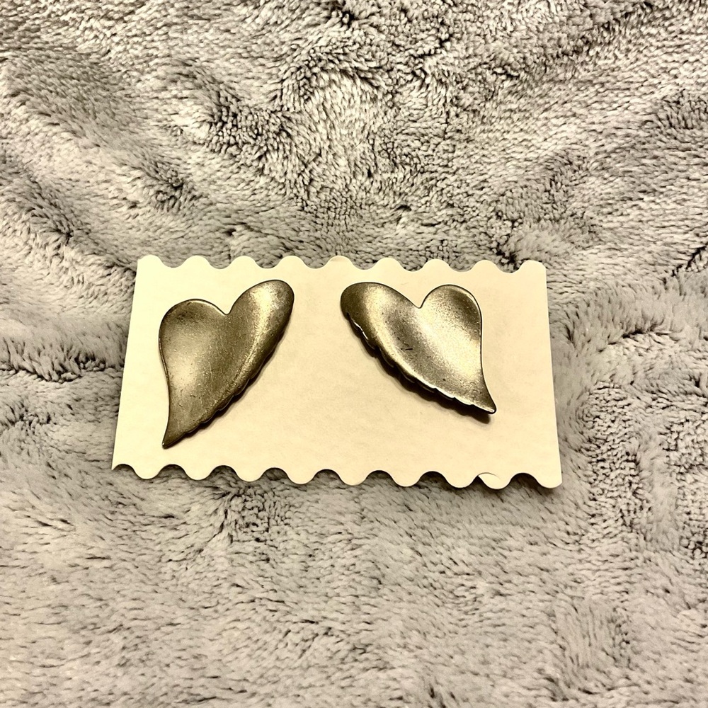 Silver Heart Earrings